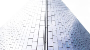 Abstract image of a glass building