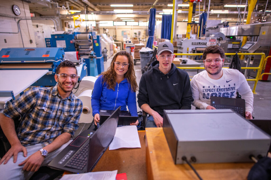 Engineering Students within a Research Lab