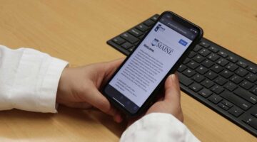 Image of person holding cellphone