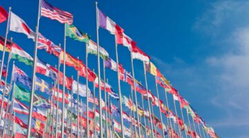 Image of world flags
