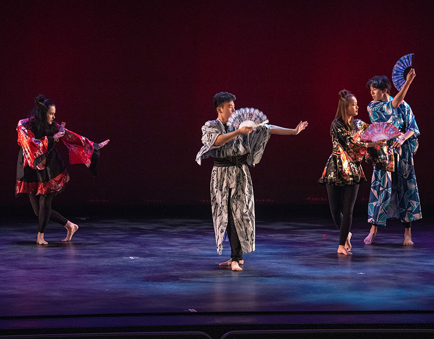 Dancers on stage at the CCA