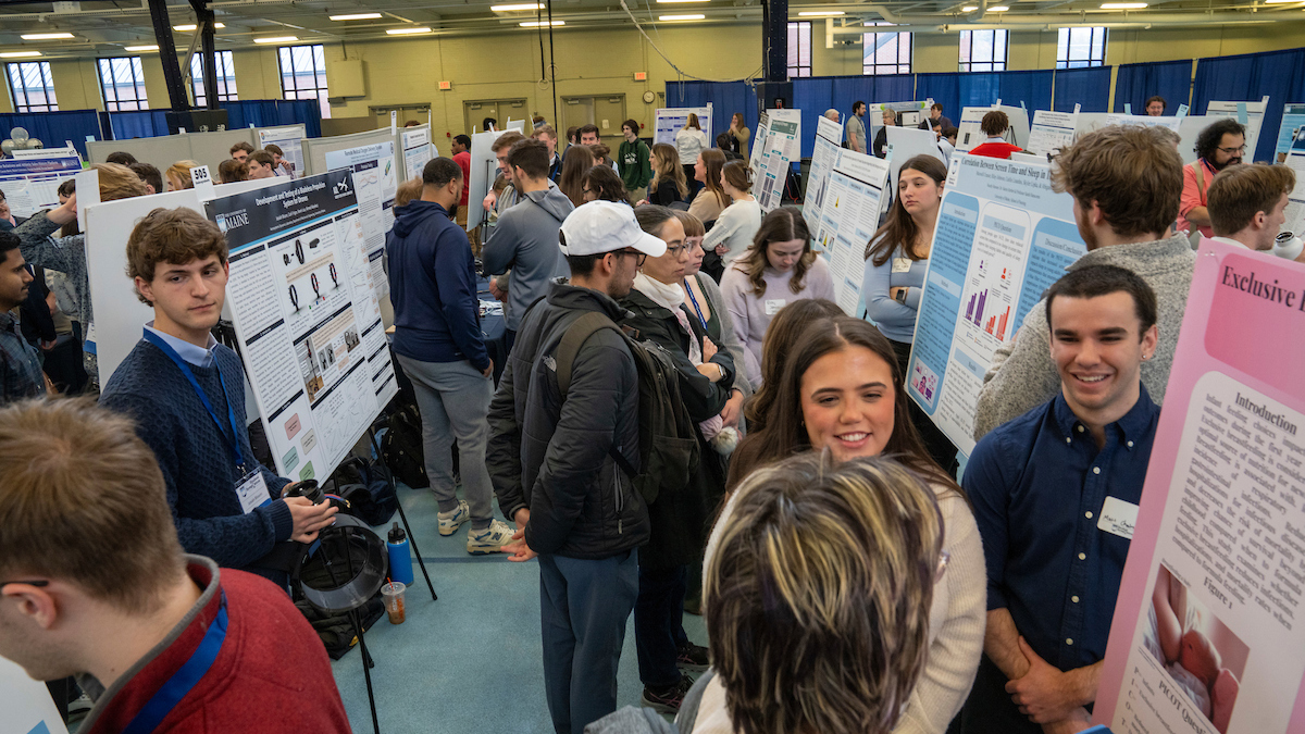 Students, faculty and community members at the 2025 Student Symposium.