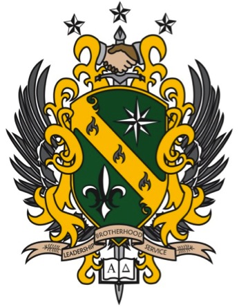 alpha delta fraternity crest