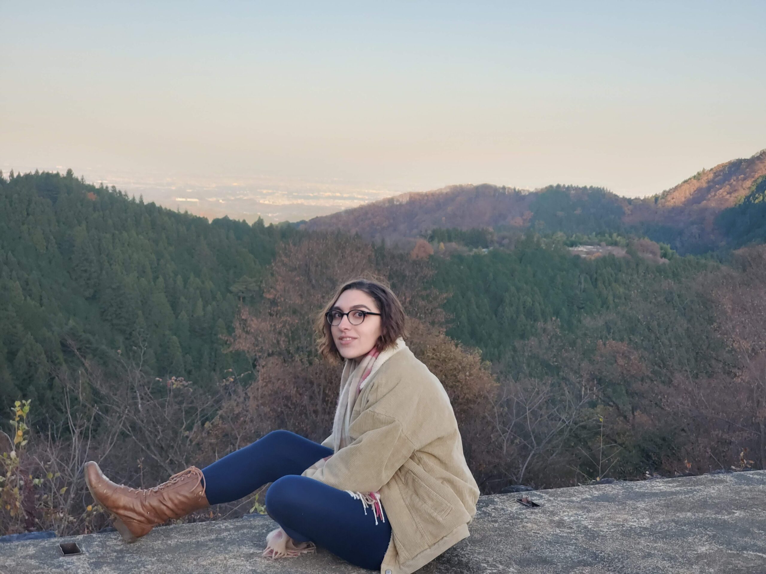 Shania Soler at Mitake Mt.