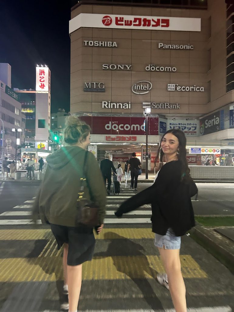 Ashley Wilson in Japan
