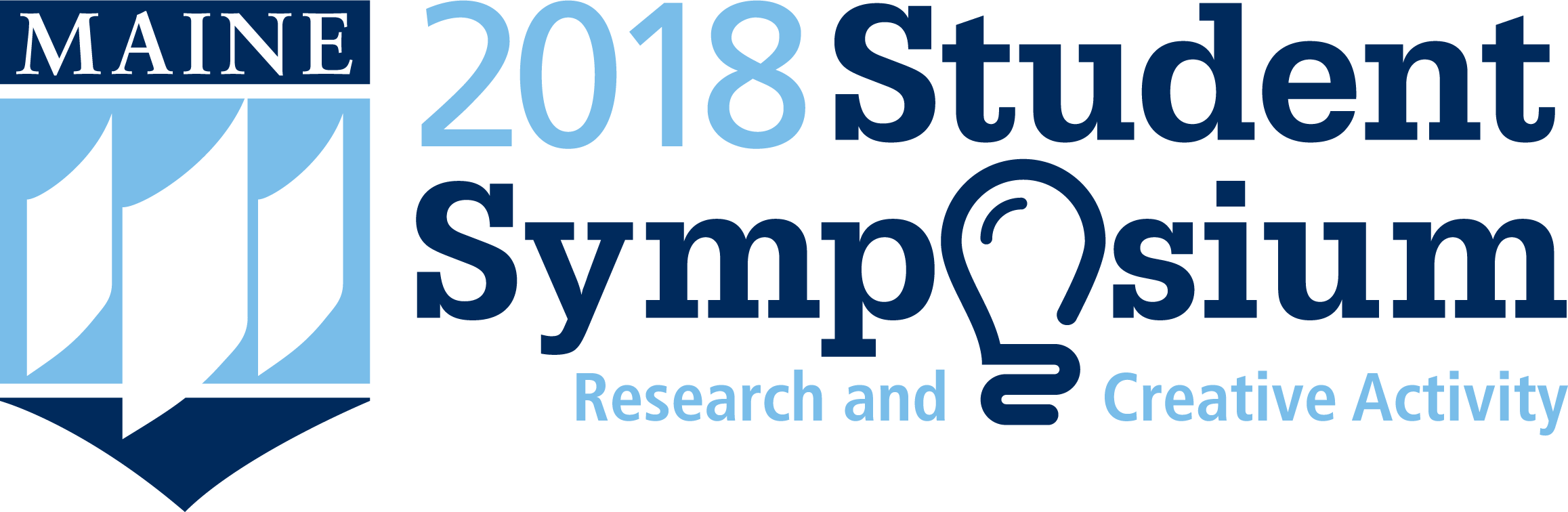 logo for the 2018 UMaine Student Symposium