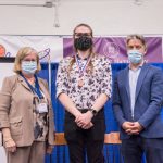 Photo Receiving award Student Symposium 2022 award ceremony