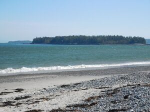 Beach in Lubec
