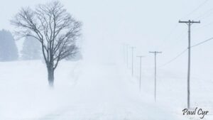 Snowstorm in Easton Aroostook County Snowmobiling
