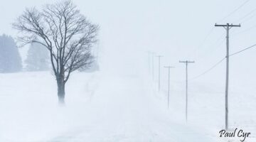 Snowstorm in Easton Aroostook County Snowmobiling
