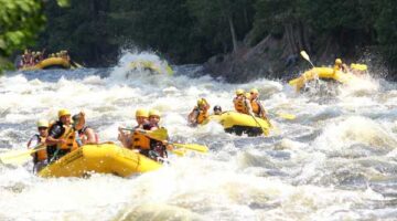 Kennebec River white water rafting