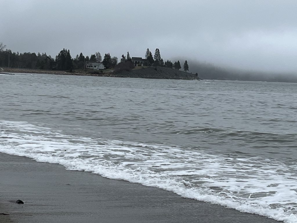 Roque Bluffs state park beach