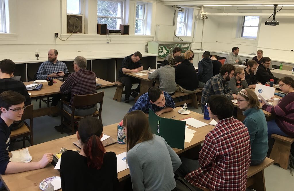 photo of students and staff participation in Rapid Research Week 2020