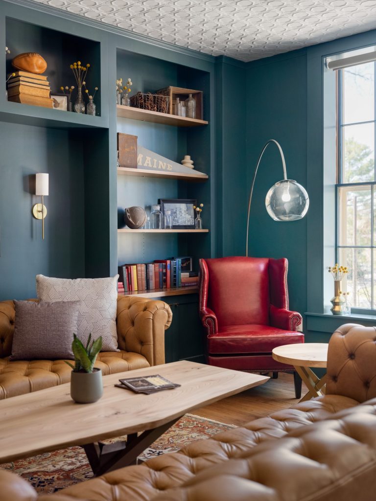 A photo of the hotel's study